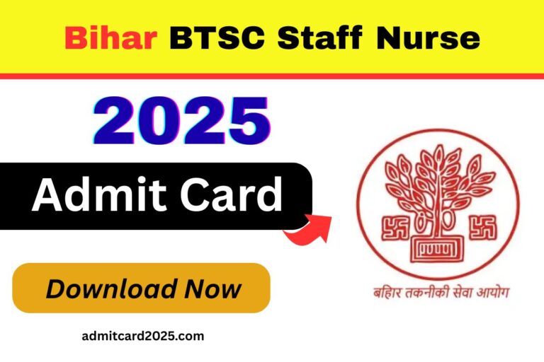 Bihar BTSC Staff Nurse